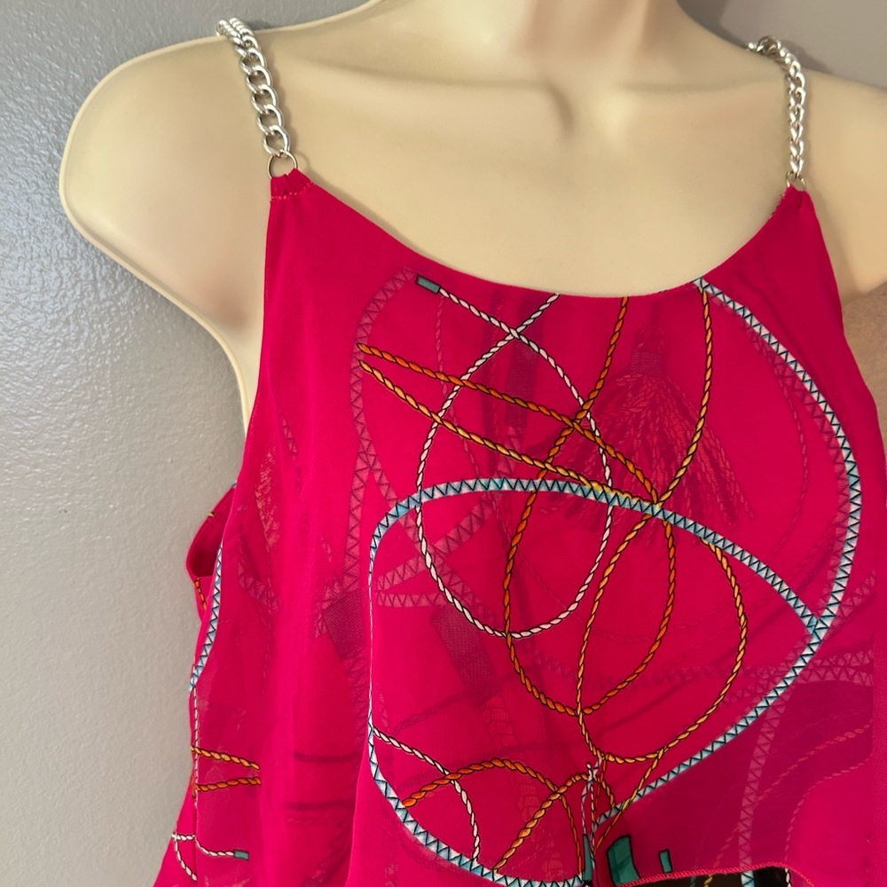 ESTAM colorful blouse Small - Picture 3 of 6